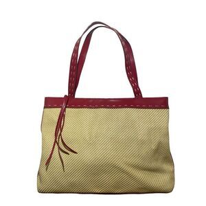 Valerie Stevens Straw Tote